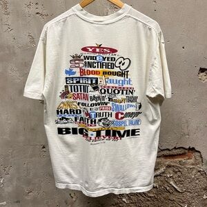 Vintage 90s Jesus Christian Yes I Am One Way Out Double Sided T-Shirt XL Y2K